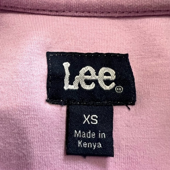 NWT Lee Cropped Oversized Sweatshirt Top Sugar Lilac Purple Size XS - Picture 3 of 8